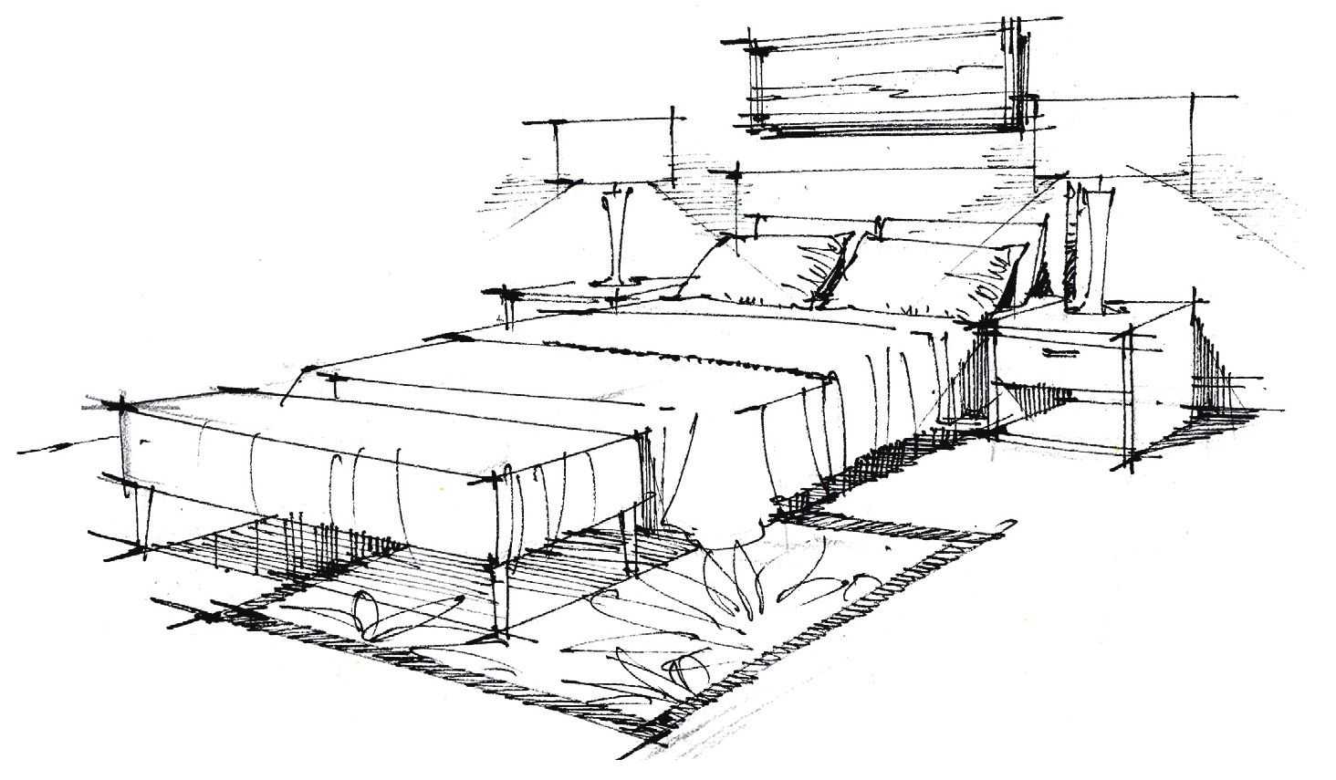 速写家具怎么画好,宜家家具速写
