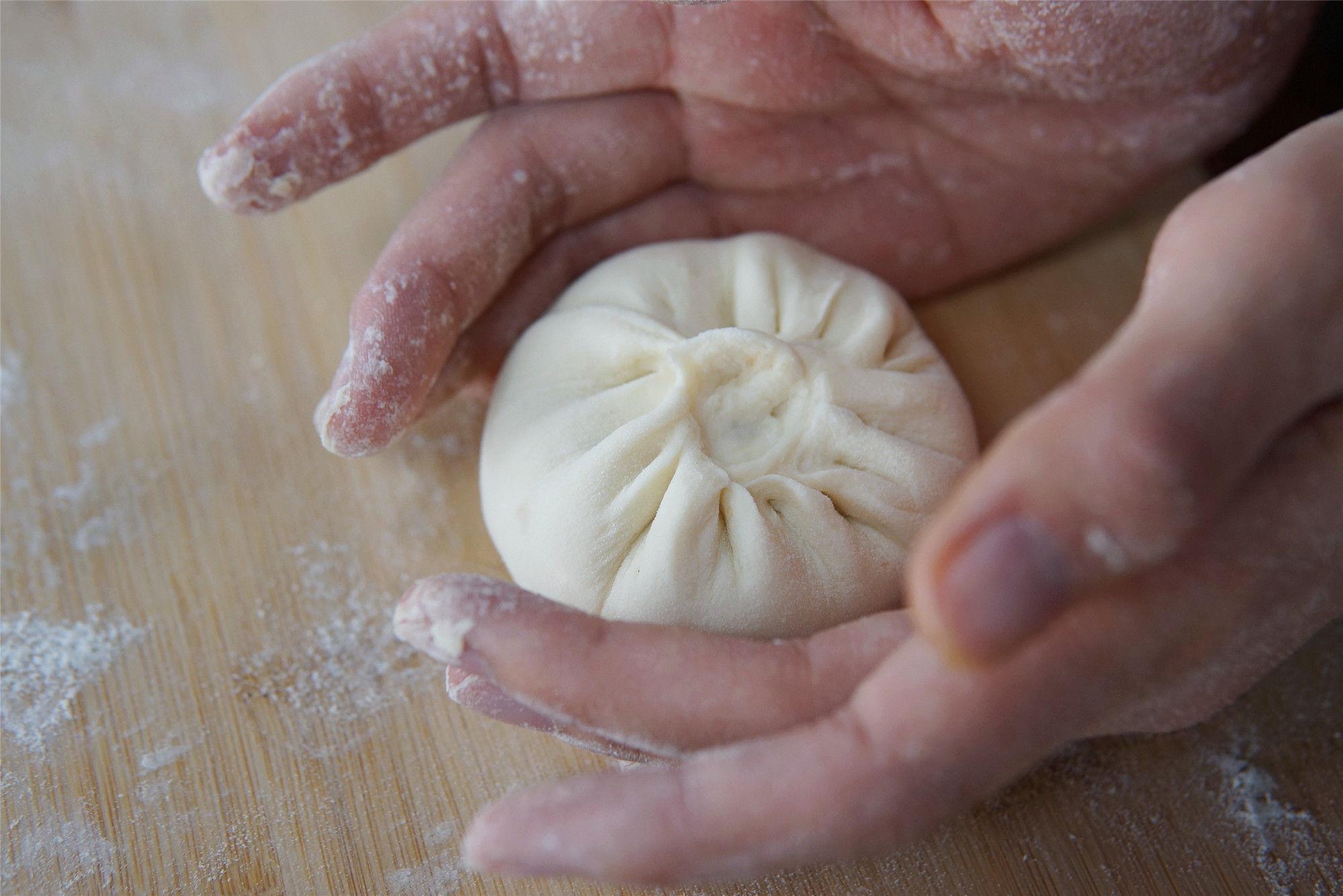 蒸包子不塌馅三个诀窍,蒸包子调馅教程全过程