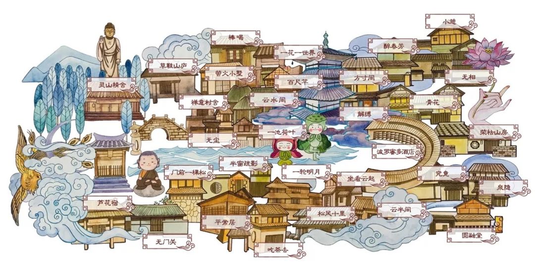 拈花湾禅意小镇讲解,无锡灵山拈花湾旅游攻略