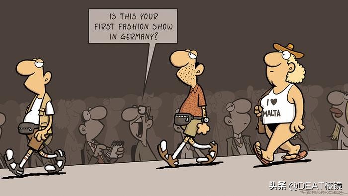 德国人的圣诞树,可能是啤酒瓶做的——漫画家笔下的德国人