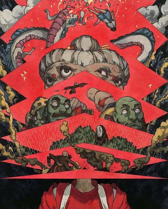 全球50位艺术家致敬宫崎骏作品