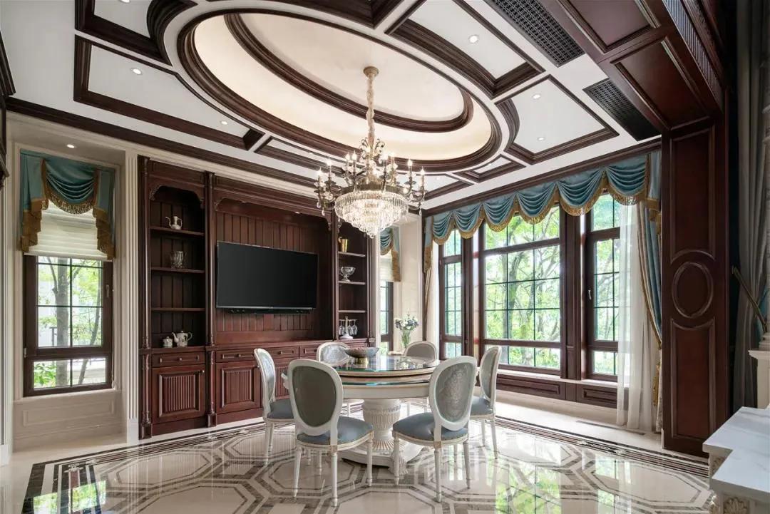 古风的别墅装修,圣贤别墅装修
