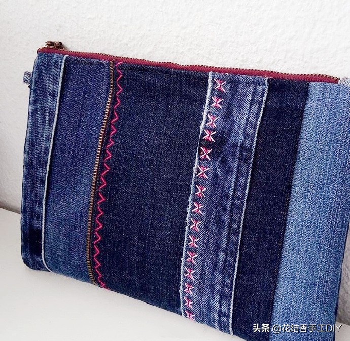 旧牛仔裤改造手工制作大全,旧牛仔裤不要扔教你废物大改造