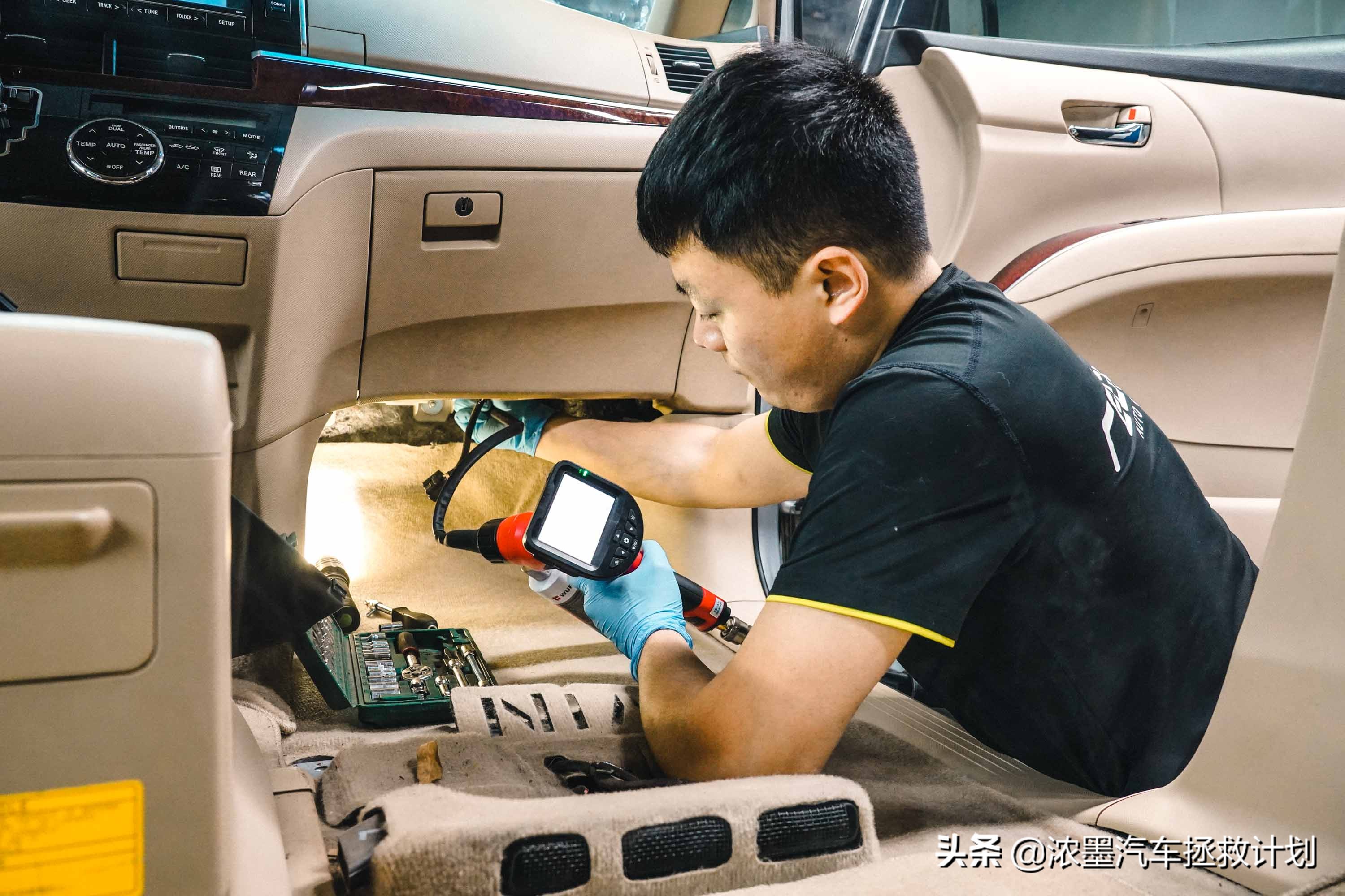 翻新整备修复丰田第一代普瑞维亚,一代情怀丰田普瑞维亚