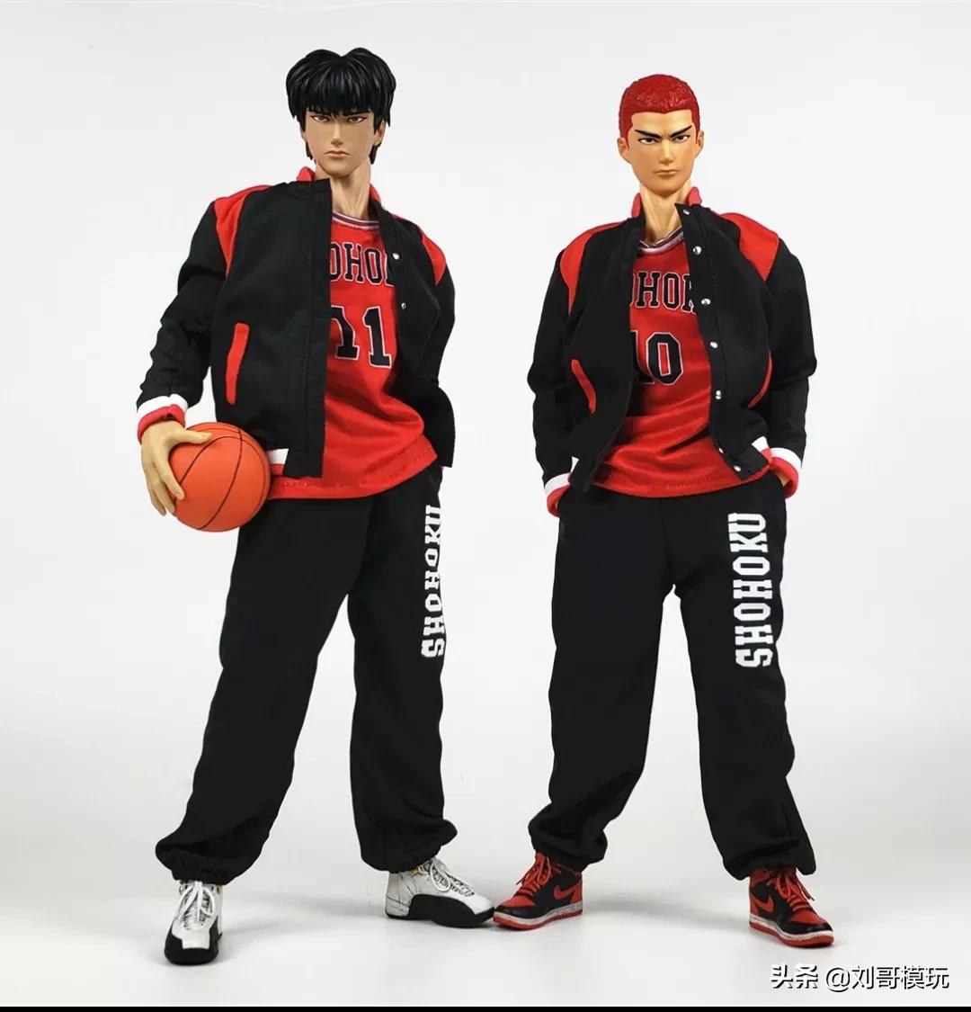 樱木花道流川枫6寸可动人偶,流川枫可动人偶动漫模型