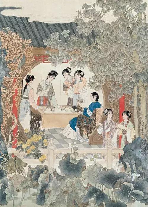 悠悠三百年，红楼夺目红。古今名家精绘《红楼梦》