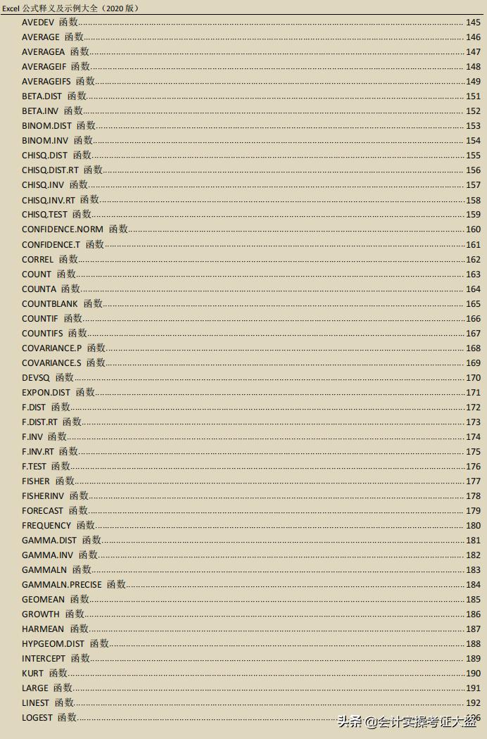 财务人员常用的21个excel函数公式,excel函数公式大全中文讲解