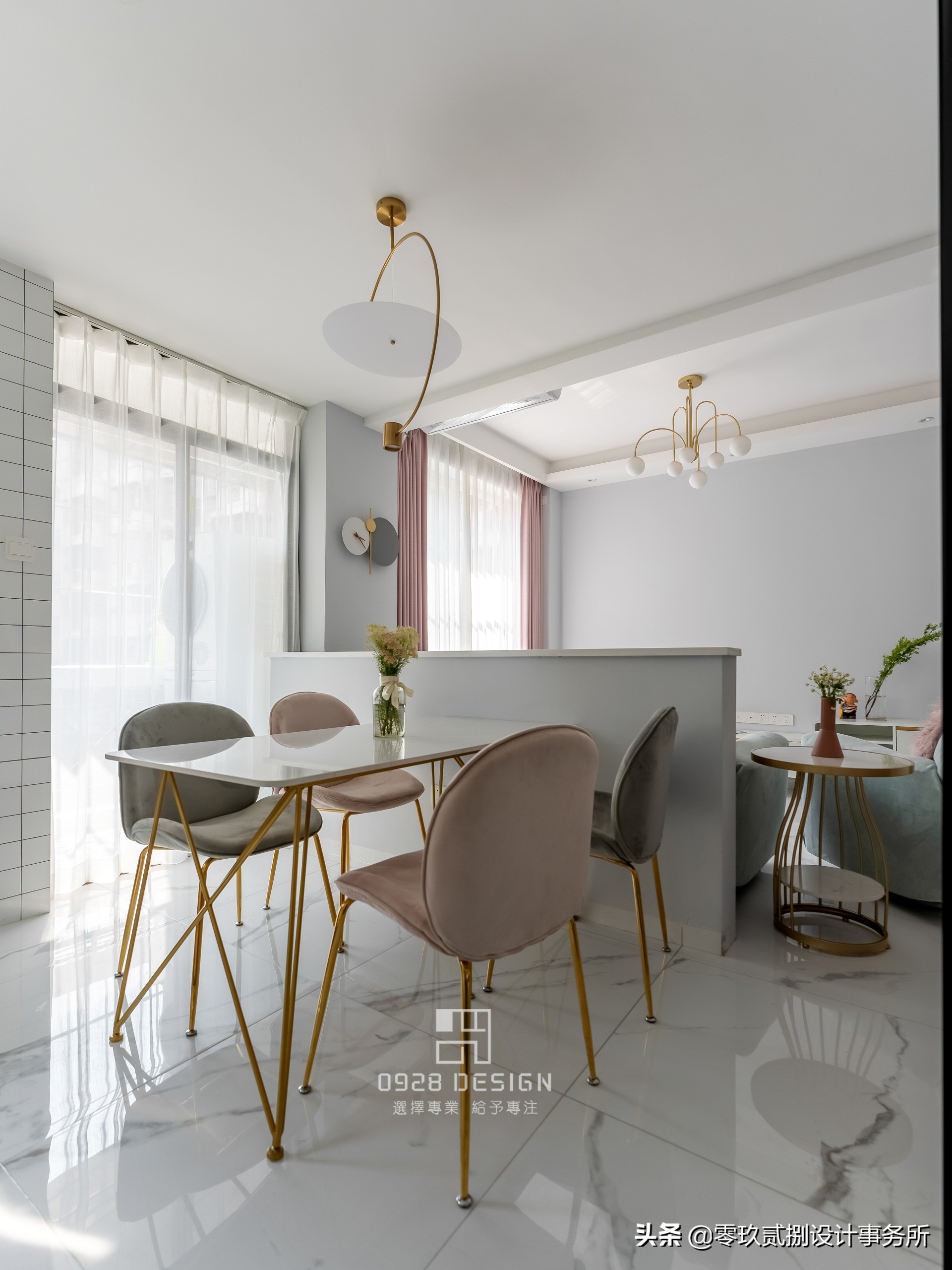 「零玖贰捌设计」65㎡“老破小”格局全改，变身阳光明媚小清新