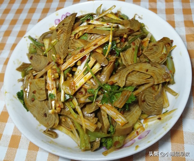 樱花凉拌素火腿,徐州菜凉拌素火腿