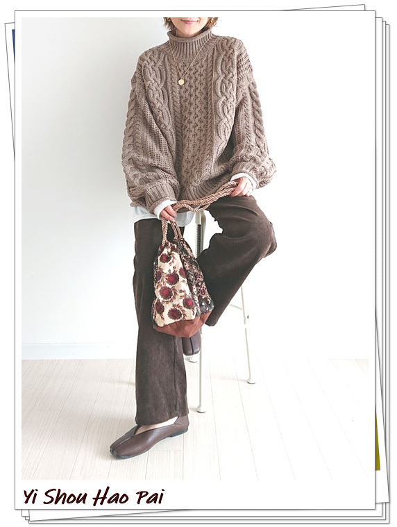 灯芯绒裤子颜色搭配,棕色灯芯绒裤子秋冬搭配