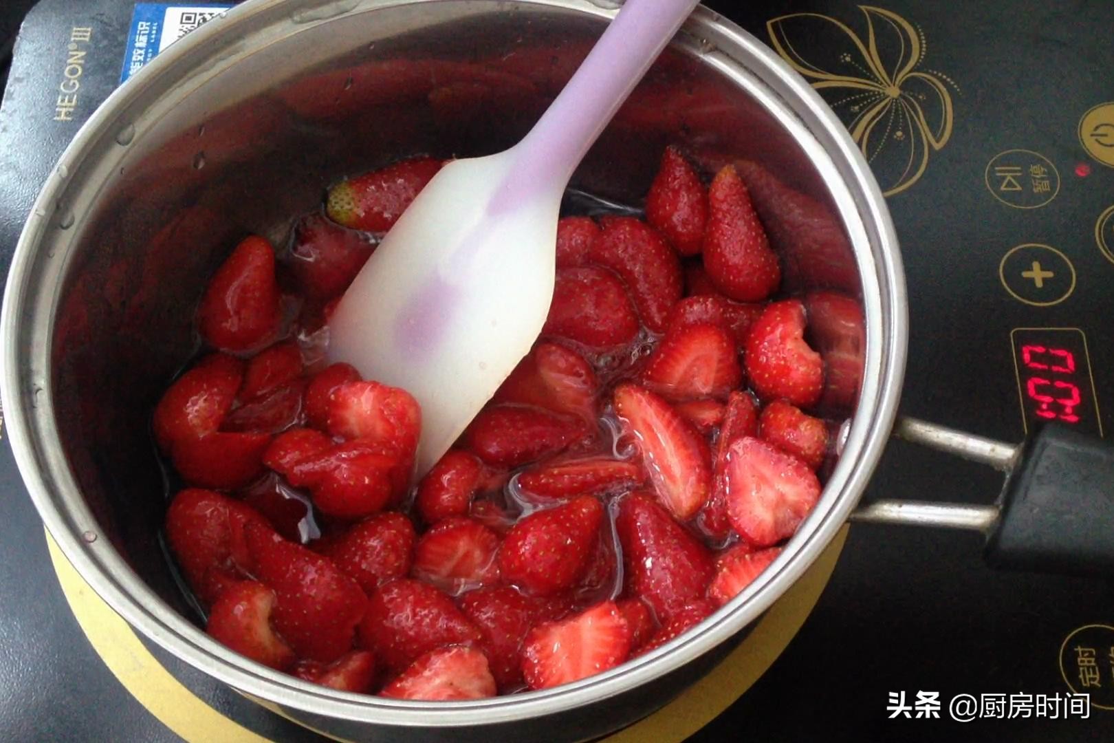 纯正浓郁的草莓酱,草莓酱有那么好吃吗