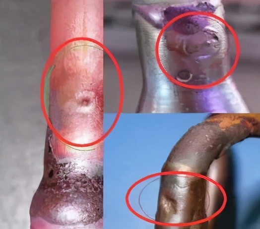 焊接铜管漏氟,焊接铜管出现瘤子