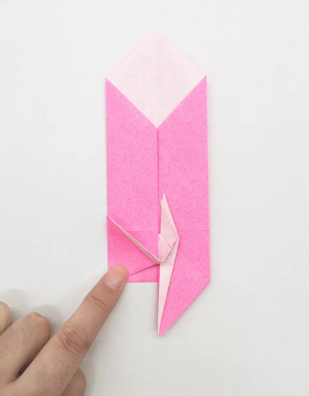 千纸鹤信封的折法简单慢动作,迷你千纸鹤的折法