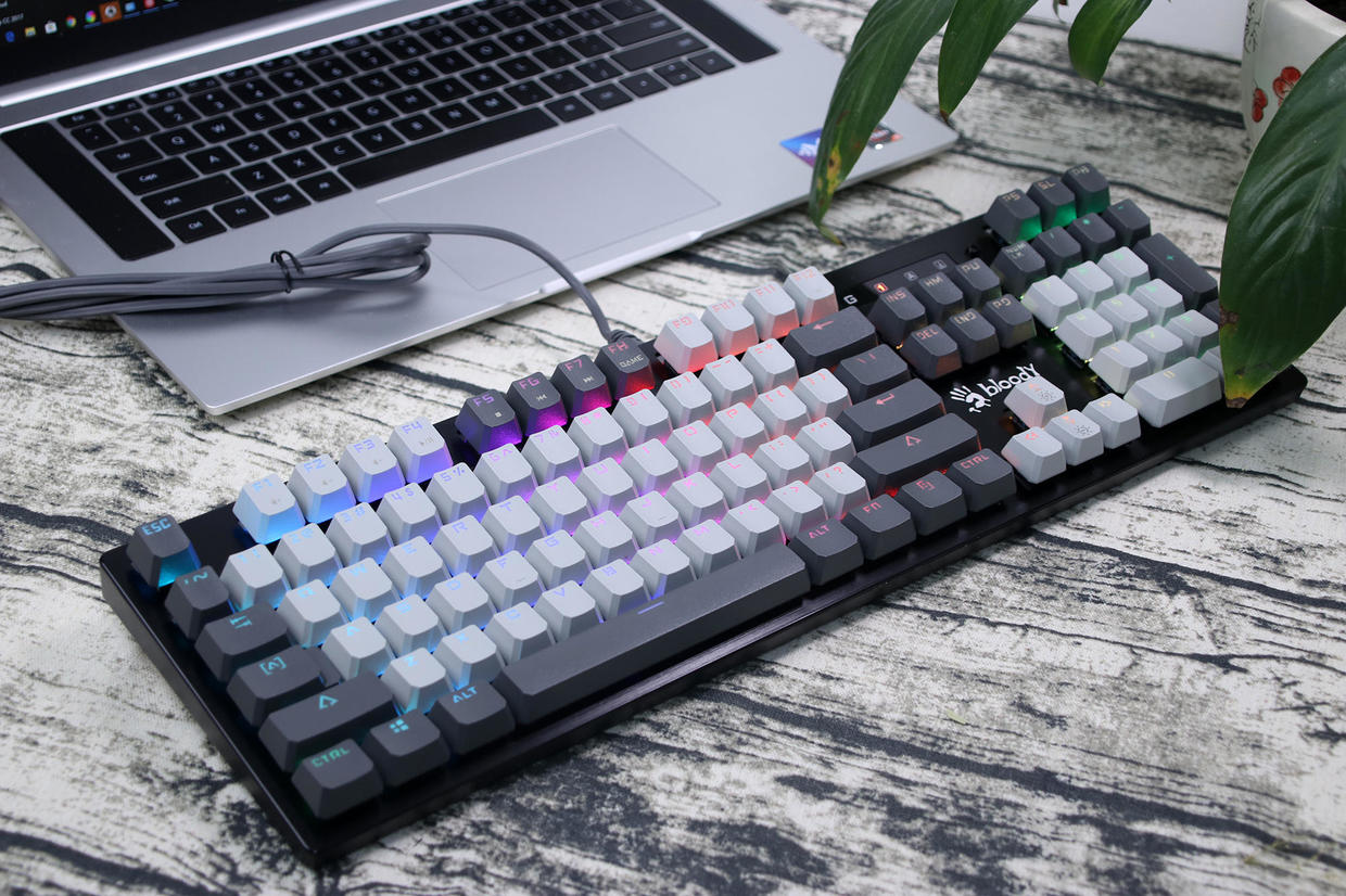 血手幽灵q970键盘测评视频,光轴键盘血手幽灵b760