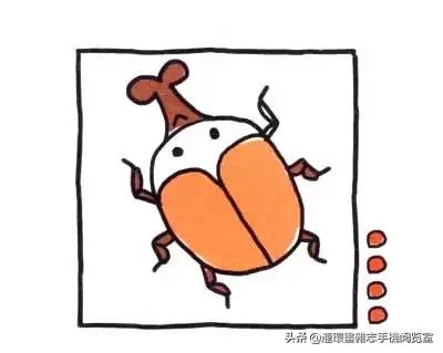 可爱的小昆虫简笔画,我认识的昆虫简笔画