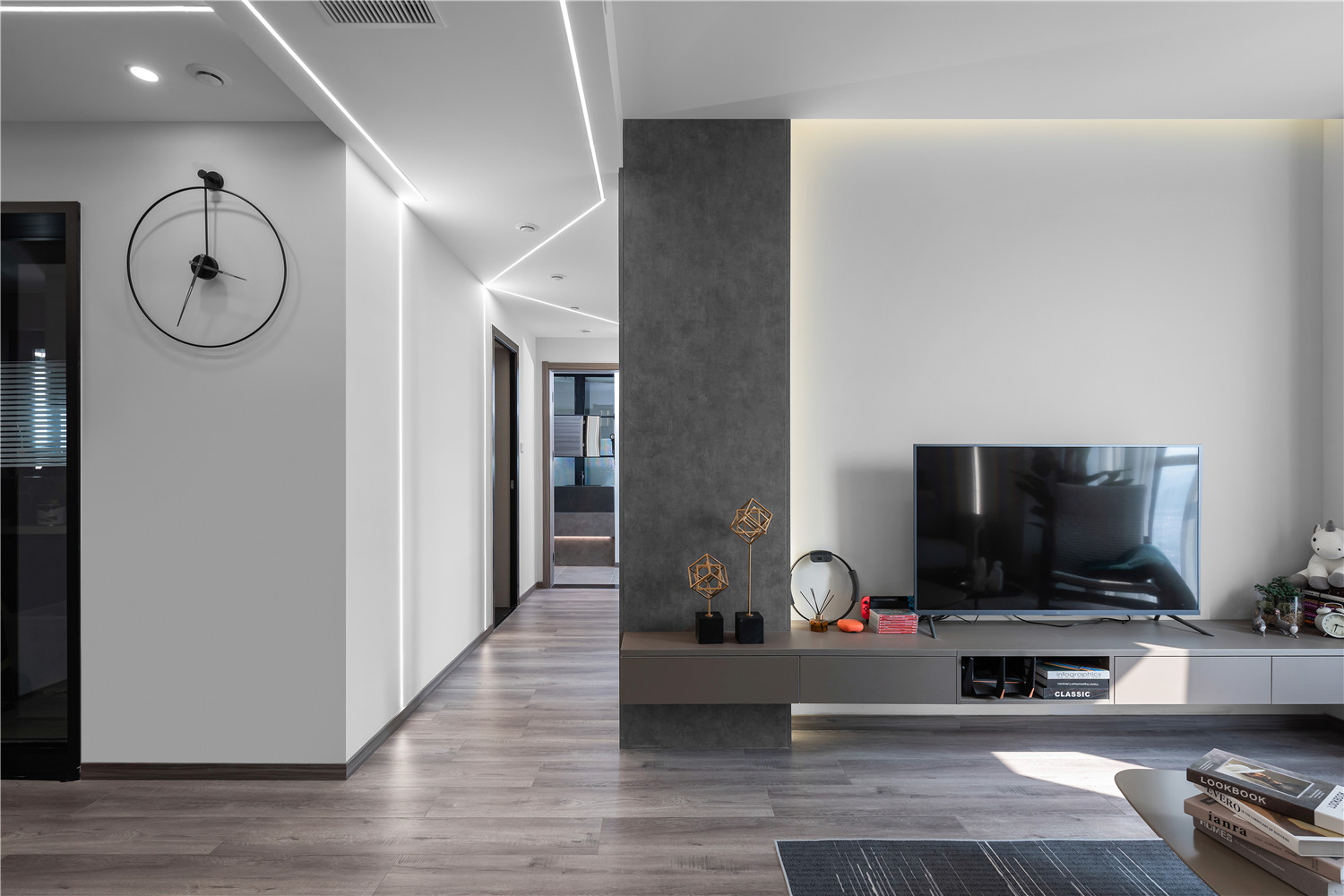 小卧室悬空电视柜效果图大全,悬空电视柜效果图大全简约风格