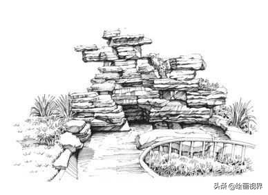 简单有意境的石头手绘,简单石头画入门教程免费视频