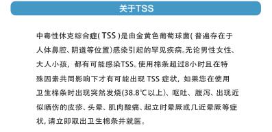 卫生棉条用三次会得tss吗,tss和卫生棉条有关吗