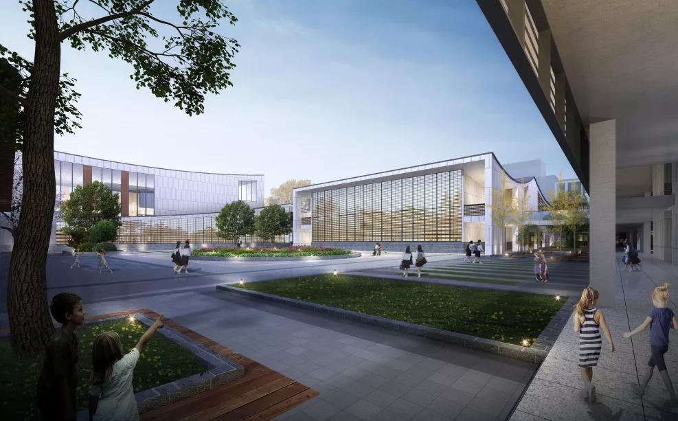 浙江省杭州市2018建设的幼儿园,杭州新建现代幼儿园效果图