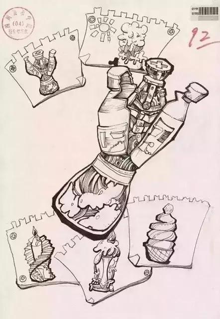 中国美院高分卷鉴赏,西安美院往年高分卷