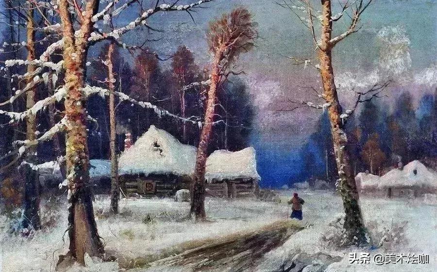 俄罗斯画家的风景油画,俄罗斯画家的油画艺术美到极致