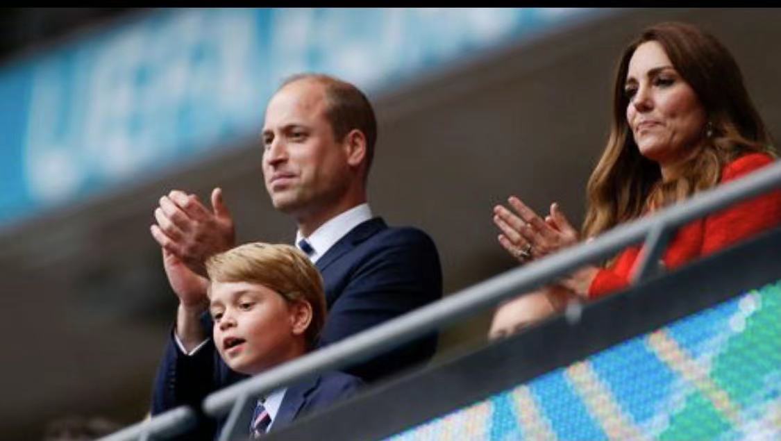 欧洲杯决赛威廉王子乔治,威廉乔治和阿奇