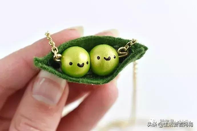 手工制作毛衣链串珠,木珠子diy手工制作