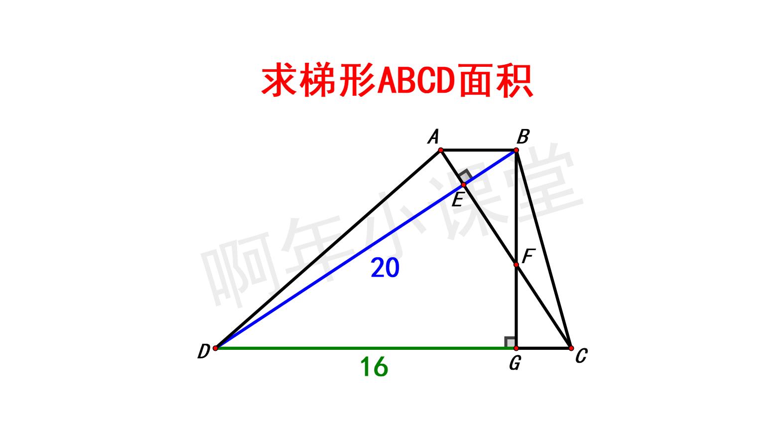 求直角梯形abcd的面积,初中请直接写出四边形abcd的面积