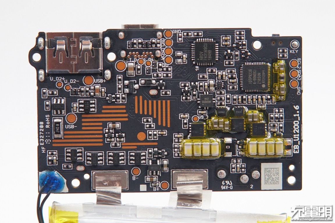 三星移动电源充不进去电,拆解三星无线充电板