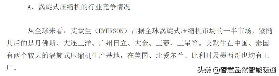 空调压缩机技术哪家强,海信空调用什么压缩机