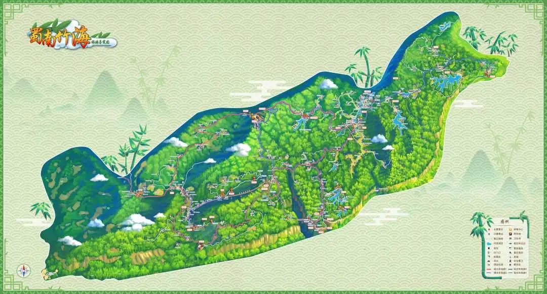 四川宜宾市长宁县竹海新闻,天府竹海景点