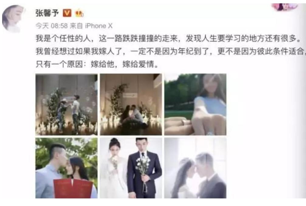 张馨予个人资料何捷,张馨予何捷婚姻现状最新消息