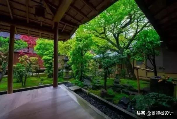 日本最有名枯山水庭院,日本枯山水效果图