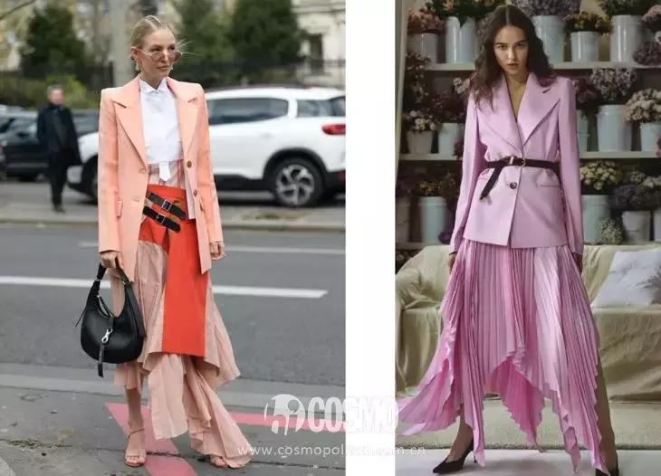 杜鹃吊带裙穿搭,杜鹃轻盈半身裙