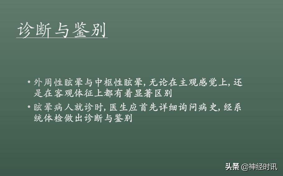 良性位置性眩晕诊断和治疗指南,良性阵发性位置性眩晕的诊断标准