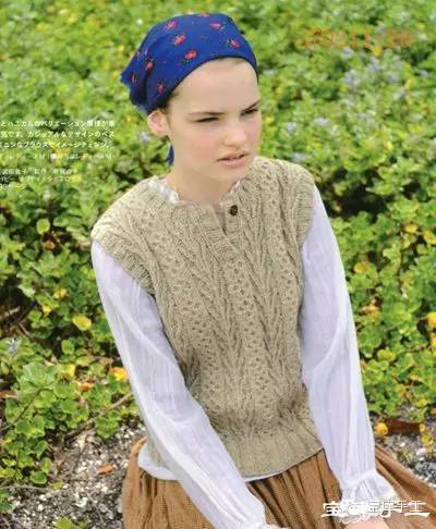 爱尔兰毛线编织图案大全,阿兰花样斗篷编织教程