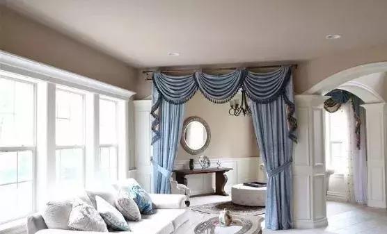 窗帘水波幔头有几种,水波窗帘头为什么不流行