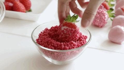 巧克力草莓,史上最简单能吃能装饰的情人节礼物