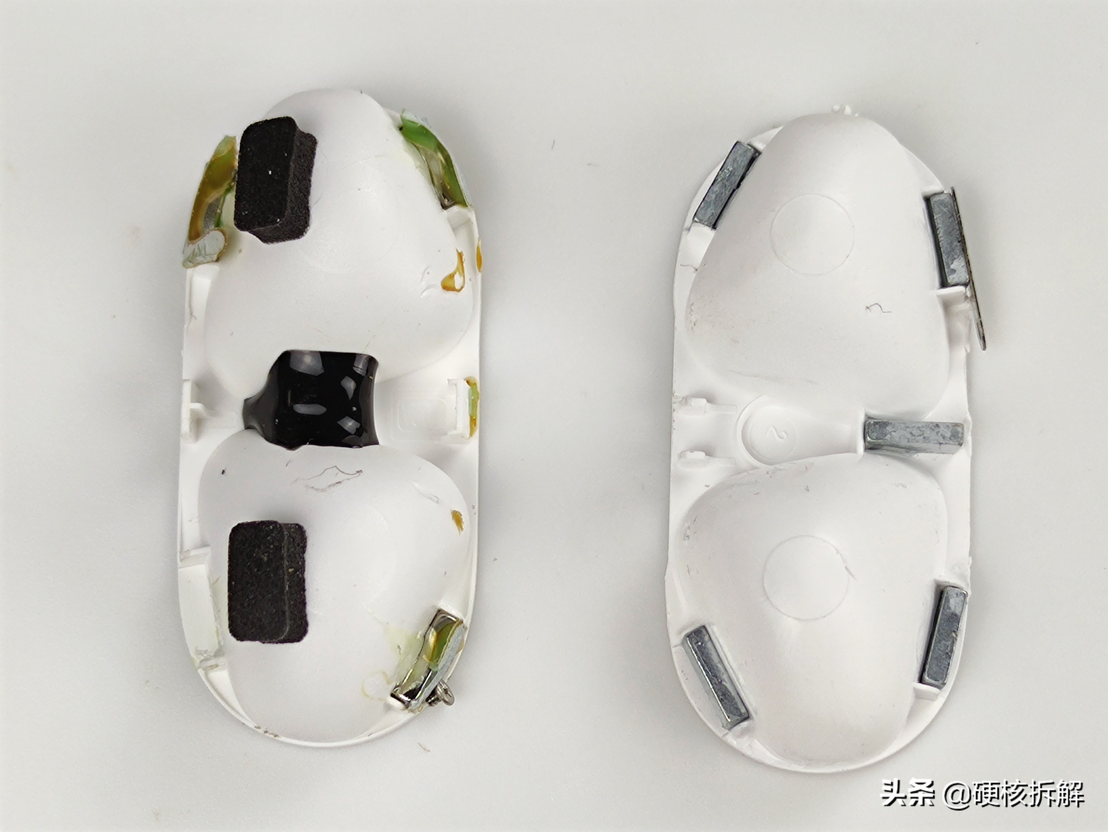 拆解苹果airpods和华强北airpods,华强北苹果耳机airpods拆解视频