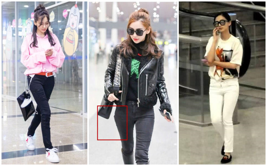 杨幂baby穿搭图,杨幂baby穿露脐装