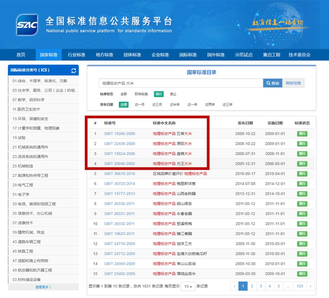 五常大米2023新米排名第一,五常大米2023新米执行标准是多少