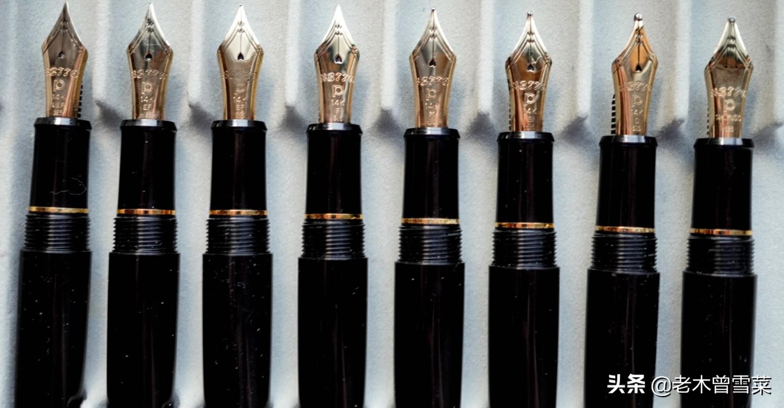 比较细的金尖钢笔,黄色笔尖和金尖钢笔区别