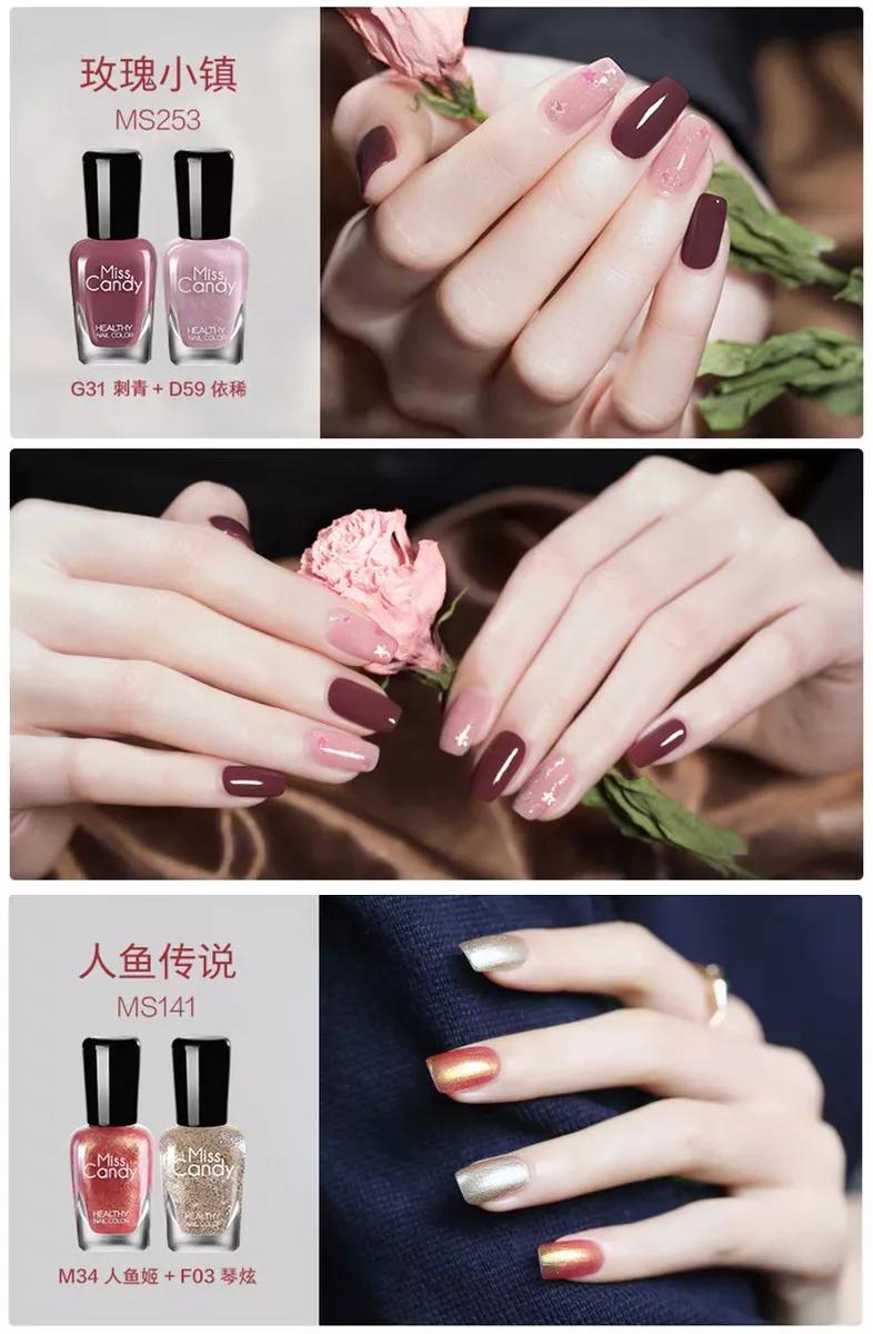 美甲ins风高级感秋冬长款深色磨砂,2023美甲高级感秋冬新款显白单色