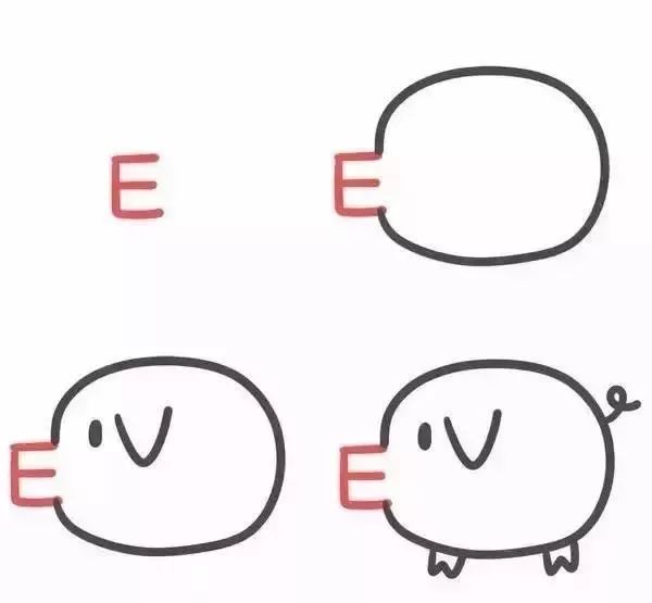 简笔画动漫人物零基础教学,幼儿简笔画入门零基础教程