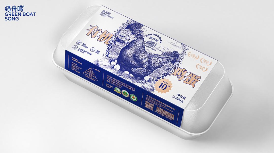 鸡蛋包装盒设计图解,鸡蛋包装整体美观