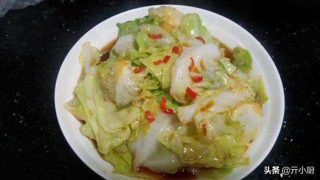 包菜炒鸡蛋30天不重样,包菜的炒法食堂菜谱一周不重样