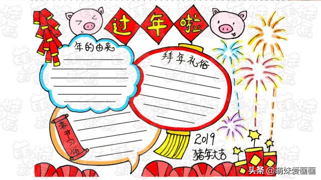 手抄报制作过程怎么写,手抄报做法模板