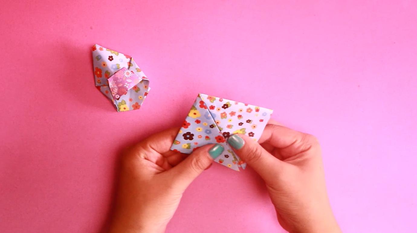 不用剪刀不用胶折纸做自行车,不用胶带不用胶水就能做出高跟鞋