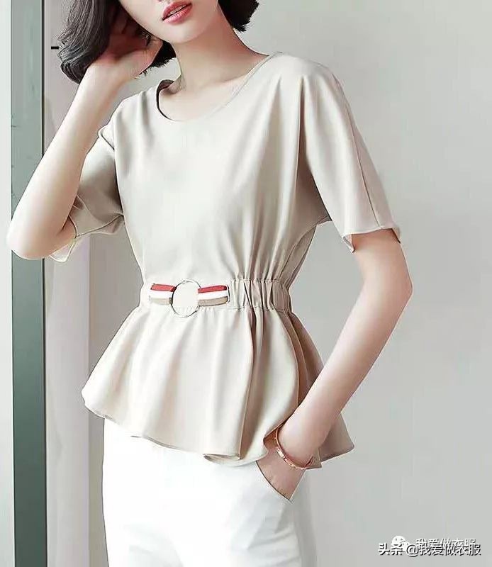 束腰蝙蝠衫裁剪图,香云纱连肩袖蝙蝠衫的裁剪方法