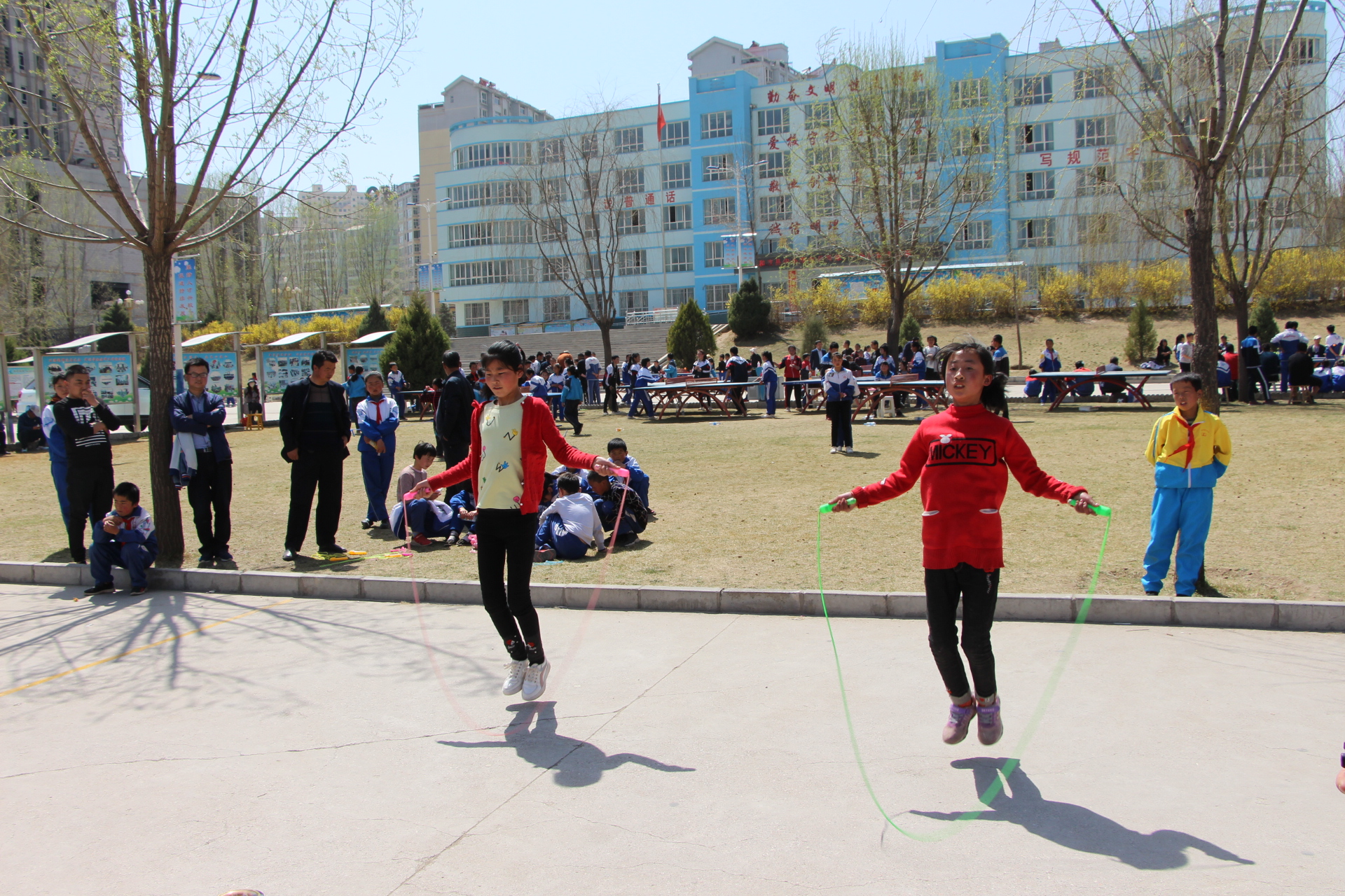和政县举办中小学生乒乓球、一分钟跳绳比赛